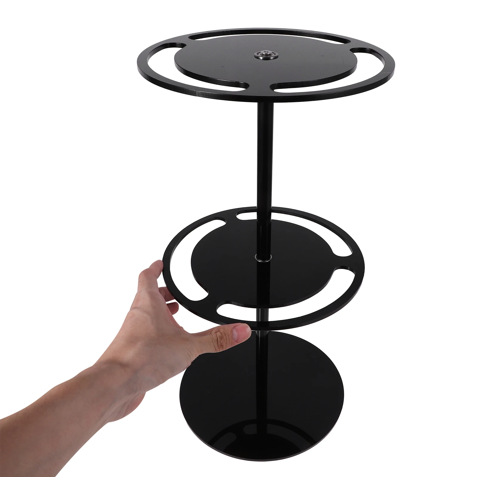 2 Layer Sunglasses Holder 360 Rotating Desktop Display Glasses Display Rack Rack Black Eyewear ganizer Glasses St Storage
