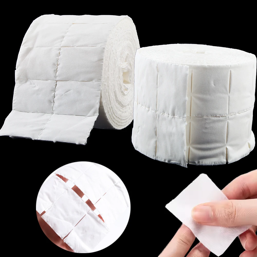 

300/500pcs Lint-Free Nail Polish Remover Wipes Cotton Wipes UV Gel Nail Polish Removal Pads Papers Manicure Art Cleaner Tools#&T