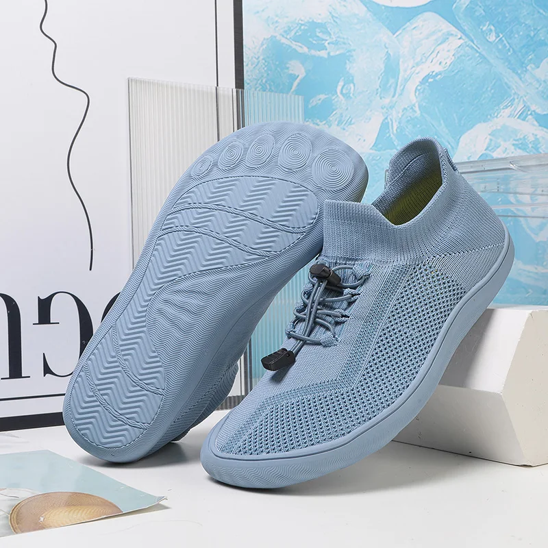 Unisex Barefoot Shoes Mens Wide Toe Box Shoes Breathable Hiking Walking Sneakers Gym Zero Drop Running Shoes Minimalist Footwear