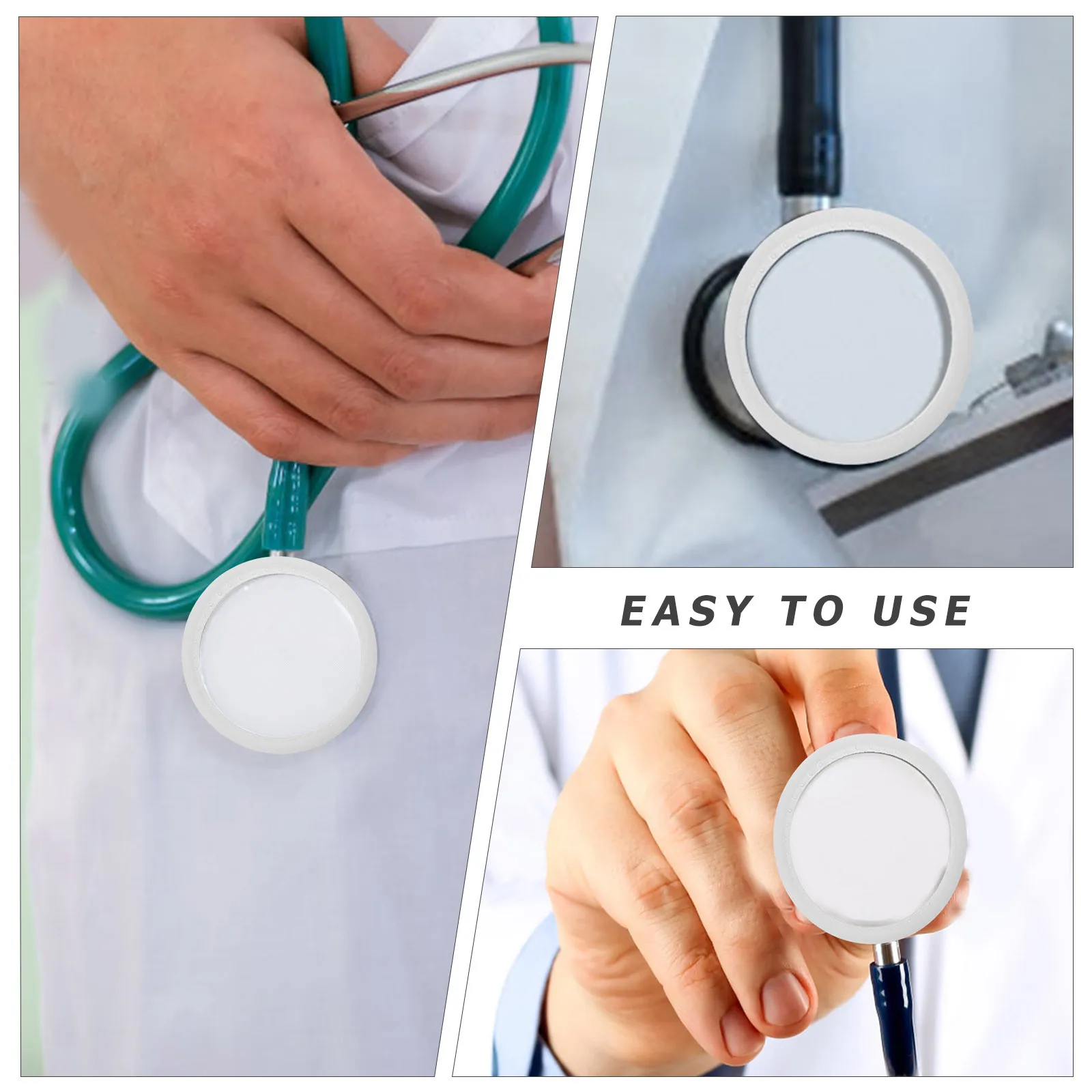 

1Set Stethoscope Diaphragm Replacement Adult Pediatric Reliable Ear Pieces Kit Stethoscope Replacement Accessories