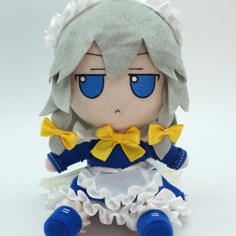 Touhou Project Plush Doll Stuffed Toys Izayoi Sakuya 20cm Cosplay Fumo for Gift