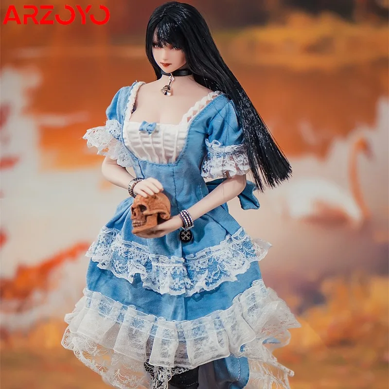 In Stock LIFS23CL06 1/6 Scale Royal Gothic Style Corset Dress Clothes Model Fit 12'' TBL PH  S10D Soldier Action Figure Body