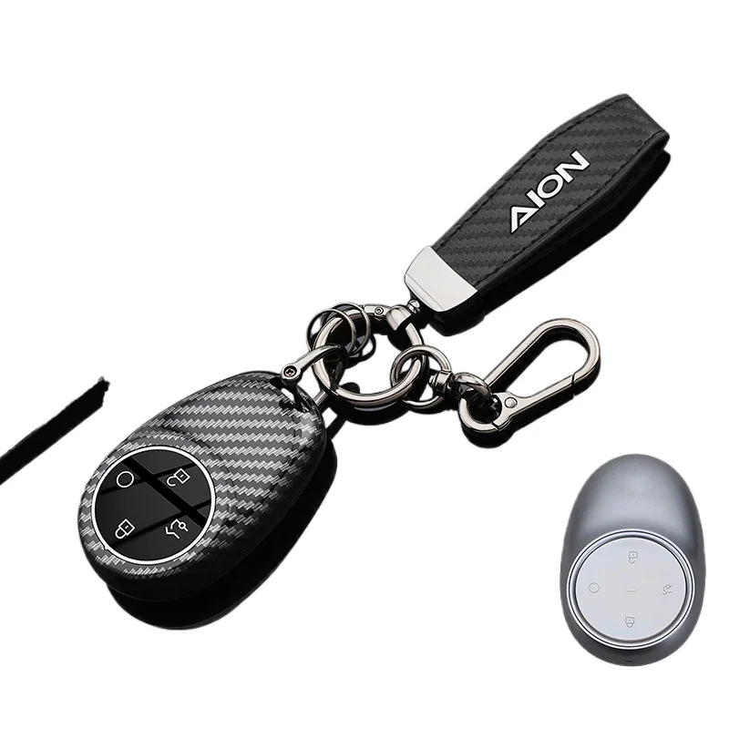 Plastic Car Key Case Cover Shell Protector Fob Holder for GAC Aion N60 UT RT S Max I60 V Tyrannosaurus Y Accessories Keychain
