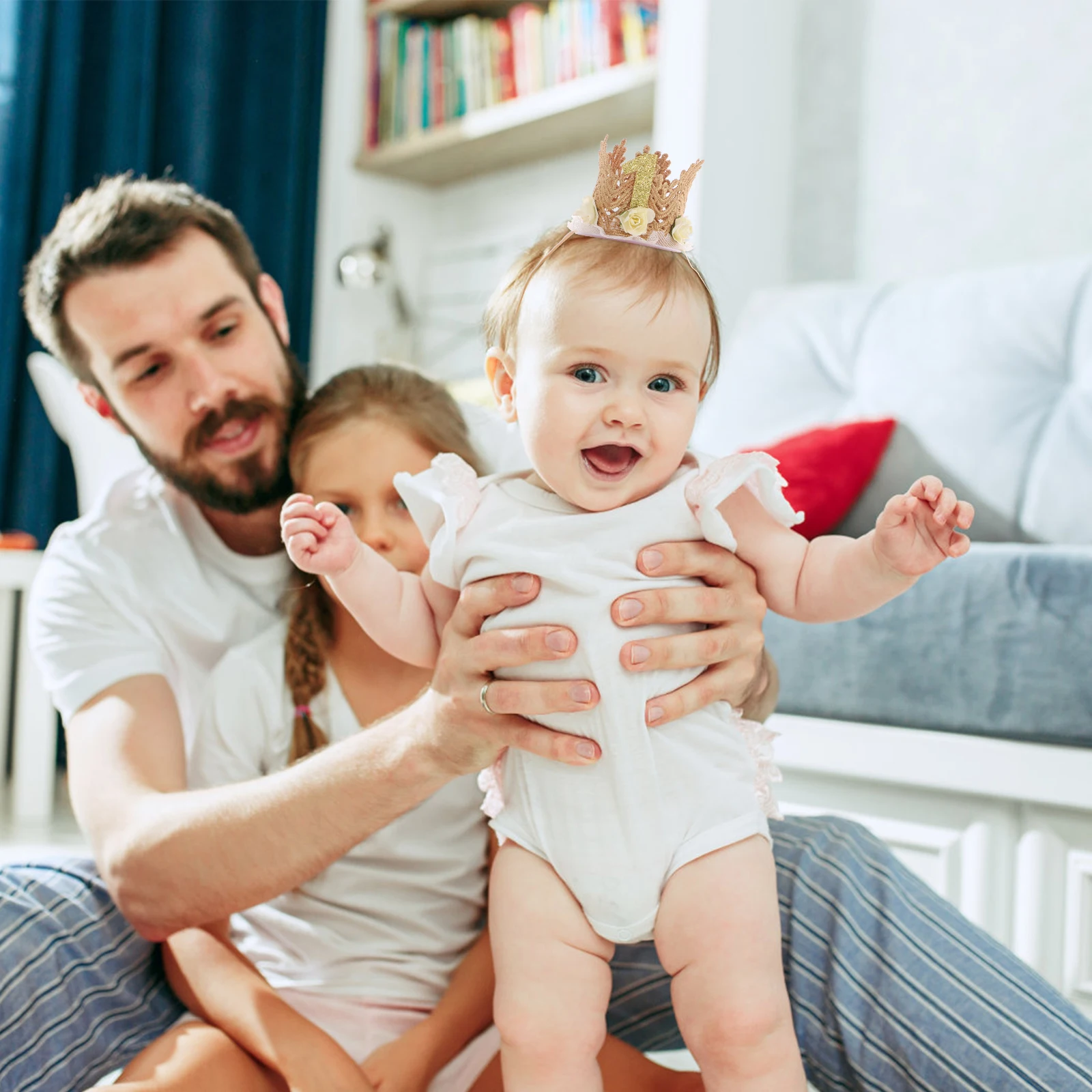 

Birthday Hat Crowns for Boys Cap Girl Adjustable Kid Decorative Hats Has