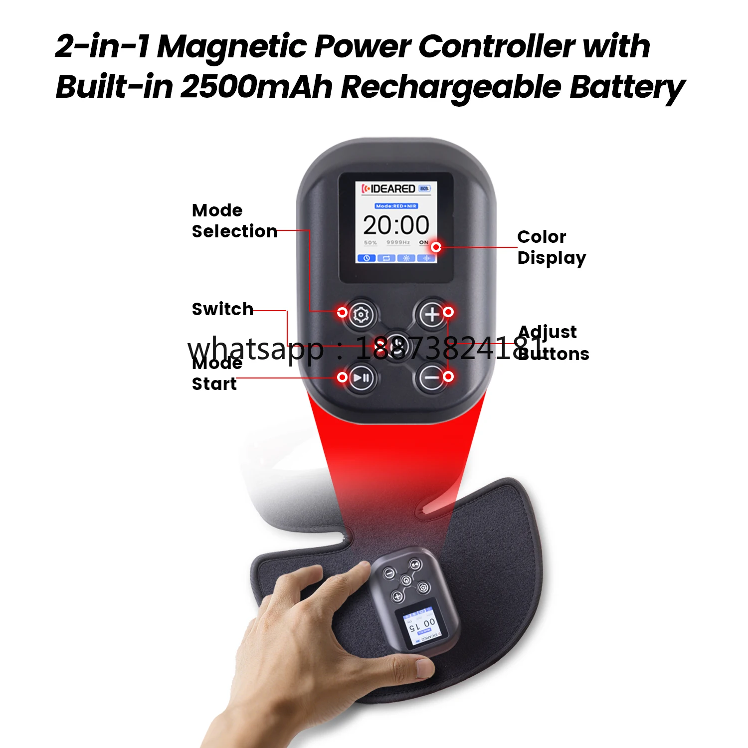 

Dropshipping Comfortable Infrared Light Therapy Red Light Therapyy Neck Shoulder Red Light Therapy fast shipping