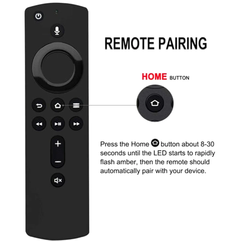 L5B83H Bluetooth-compatible Voice Remote Control (2nd GEN) With Power And Volume Control Fit For Voice Fire TV Stick 4K