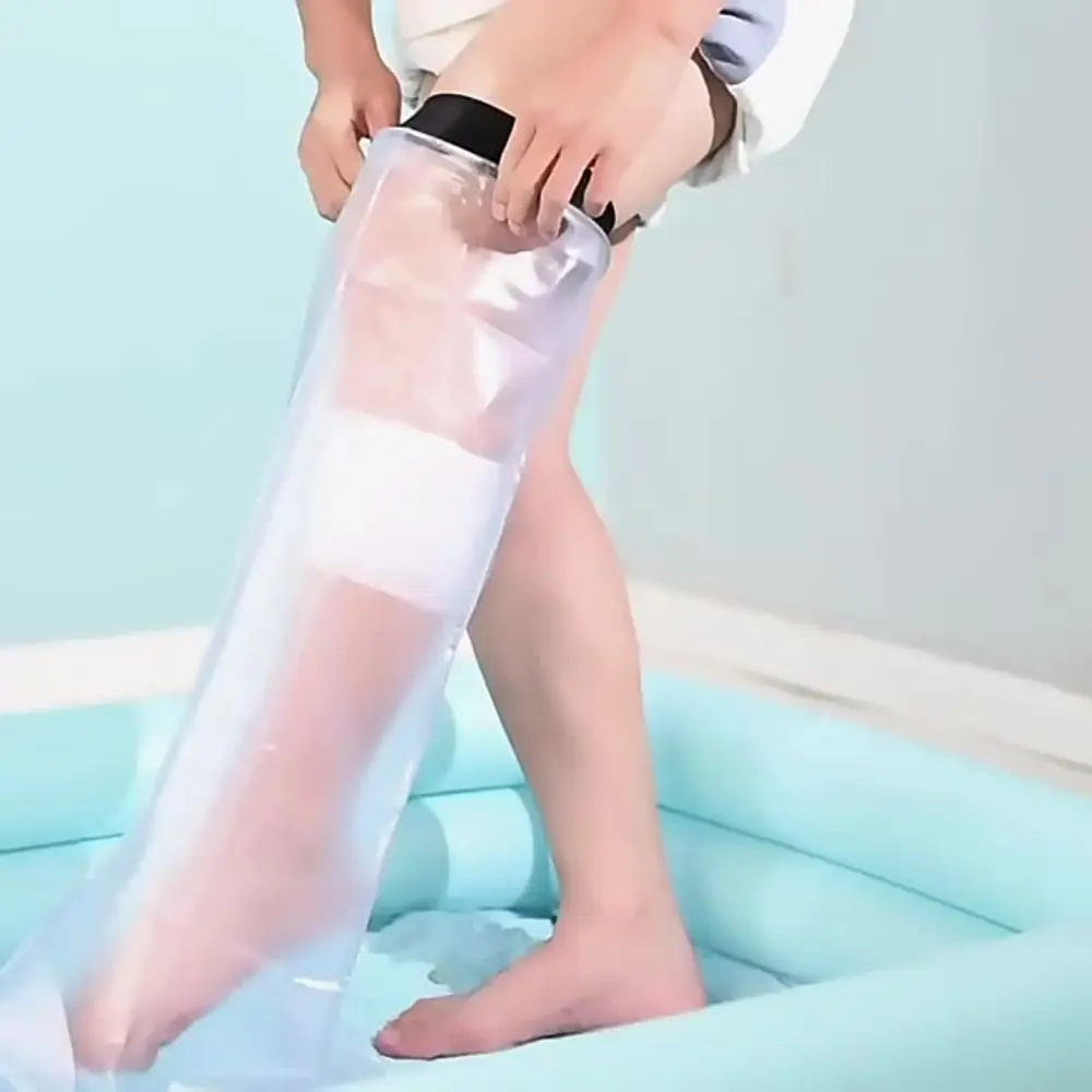 Sealed Design Waterproof Cast Cover Full Leg Cover Protective Ring Wound Protector Lower Leg Cover Waterproof Material