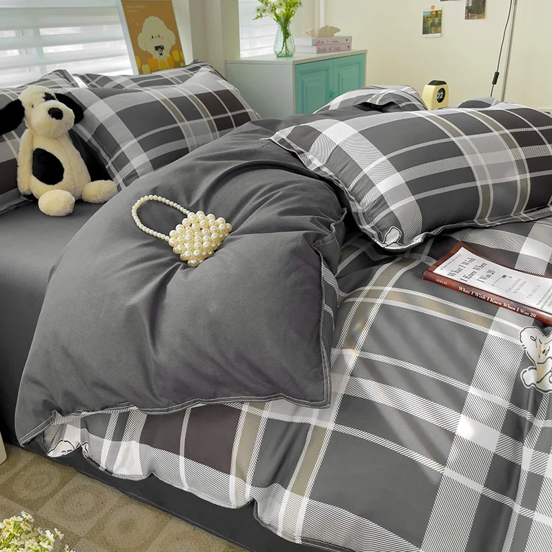 4-piece bedding set comforter set Soft and comfortable for be suited to four seasons Suitable for the room dormitory