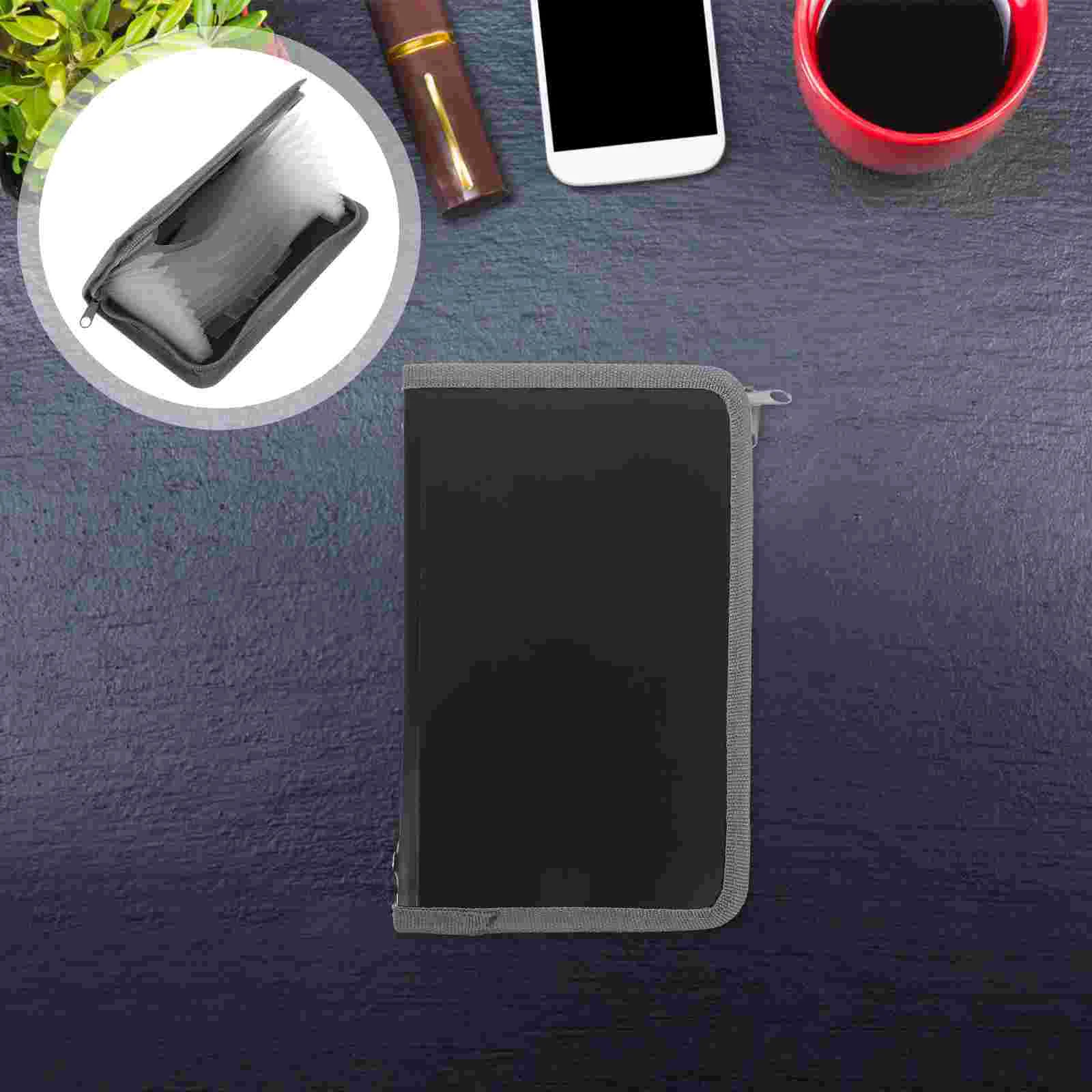 2Pcs Small File Organizer Accordion File Folder Receipt Organizer Accordion Folder Office File Organizer