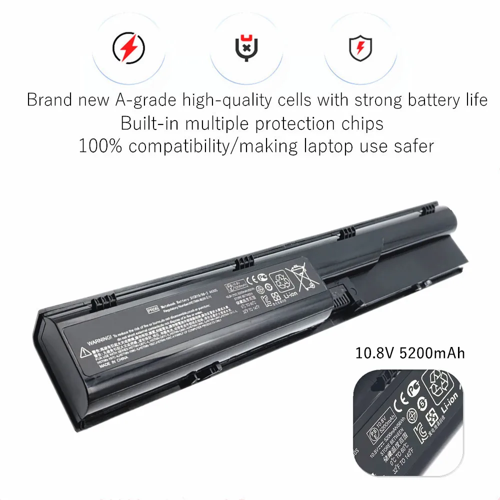 Laptop battery for HP ProBook 4330s 4331s 4430s 4431s 4435s 4436s 4440s 4441s 4446s 4530s 4535s 4540s 4545s LC32BA122 PR06