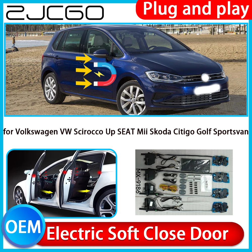 for Volkswagen VW Scirocco Up SEAT Mii Skoda Citigo Golf Sportsvan Soft Close Kit Door Power Latch Electric Door Catch Soft
