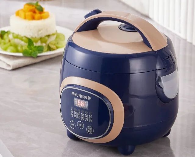 Meiling Electric Rice Cooker Mini Home Small Four Person 1.8L Cooking, Soup, Dual Use Steaming Vegetable