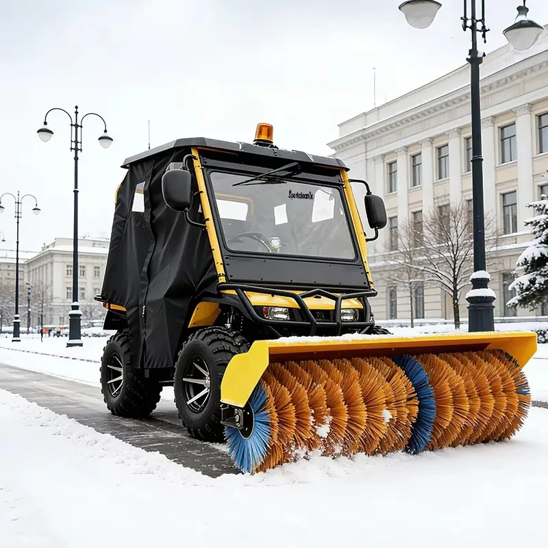Customized High Quality New Snow Blower Quad Atv Snow Plow Ride On Industrial Electric Shovel Snow Blower Machine