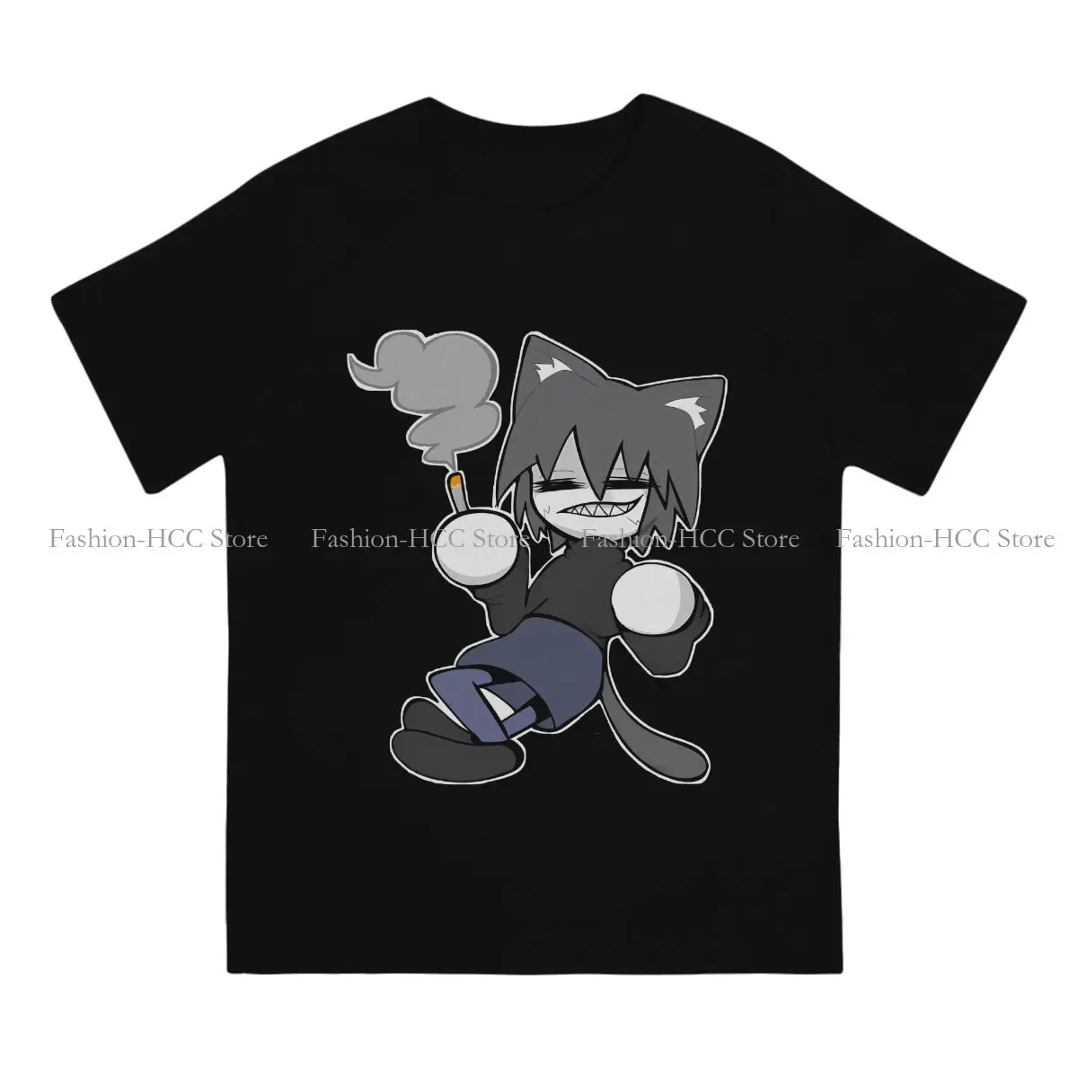 Chaos O Neck TShirt Neco Arc NECOARC Cat Classic Polyester T Shirt Men Clothes Individuality