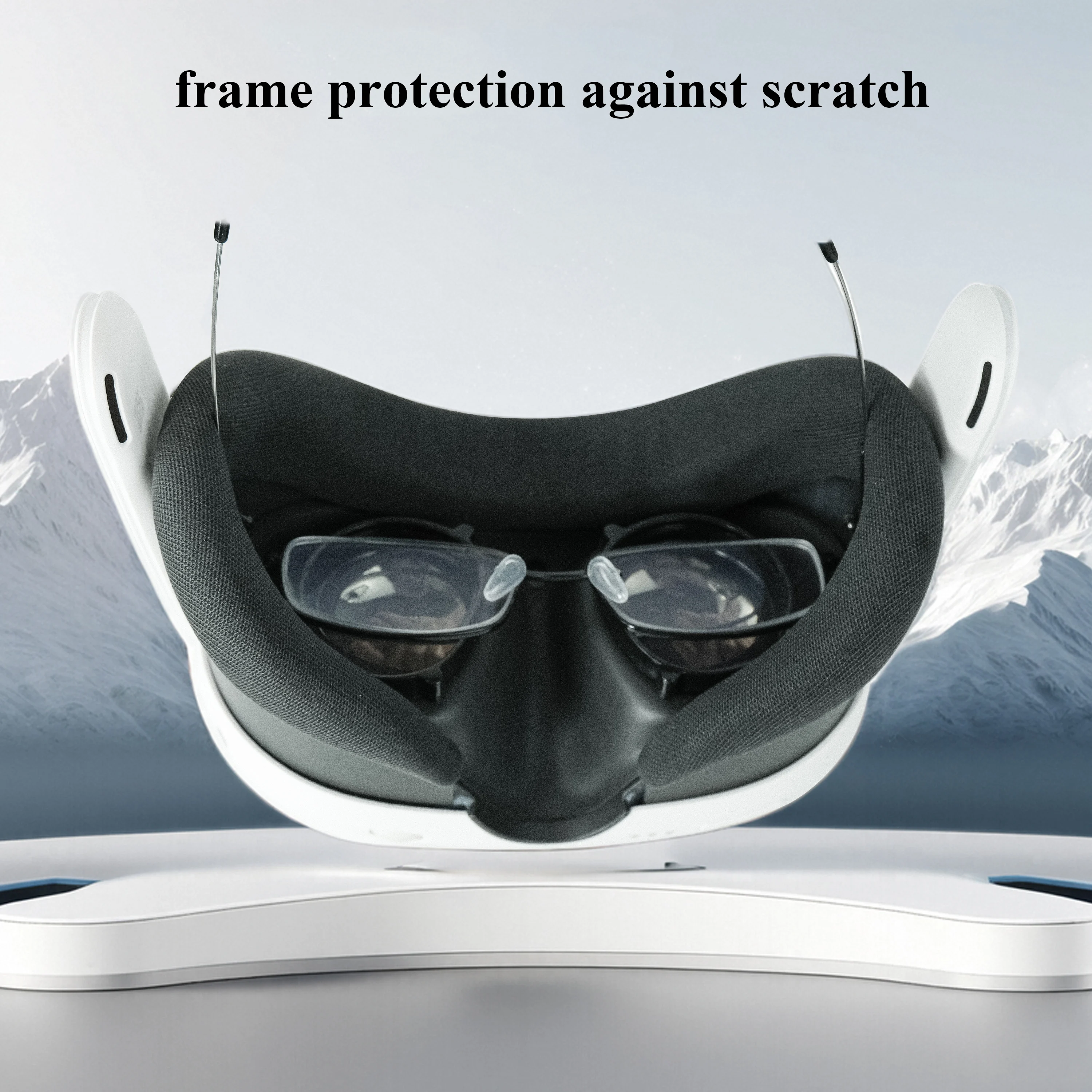 عدسات مغناطيسية مخصصة لـ Meta Quest 3 نظارات VR ، عدسة قصر النظر ، عدسة بعيدة النظر ، عدسة مضادة للأزرق مع ملحق إطار