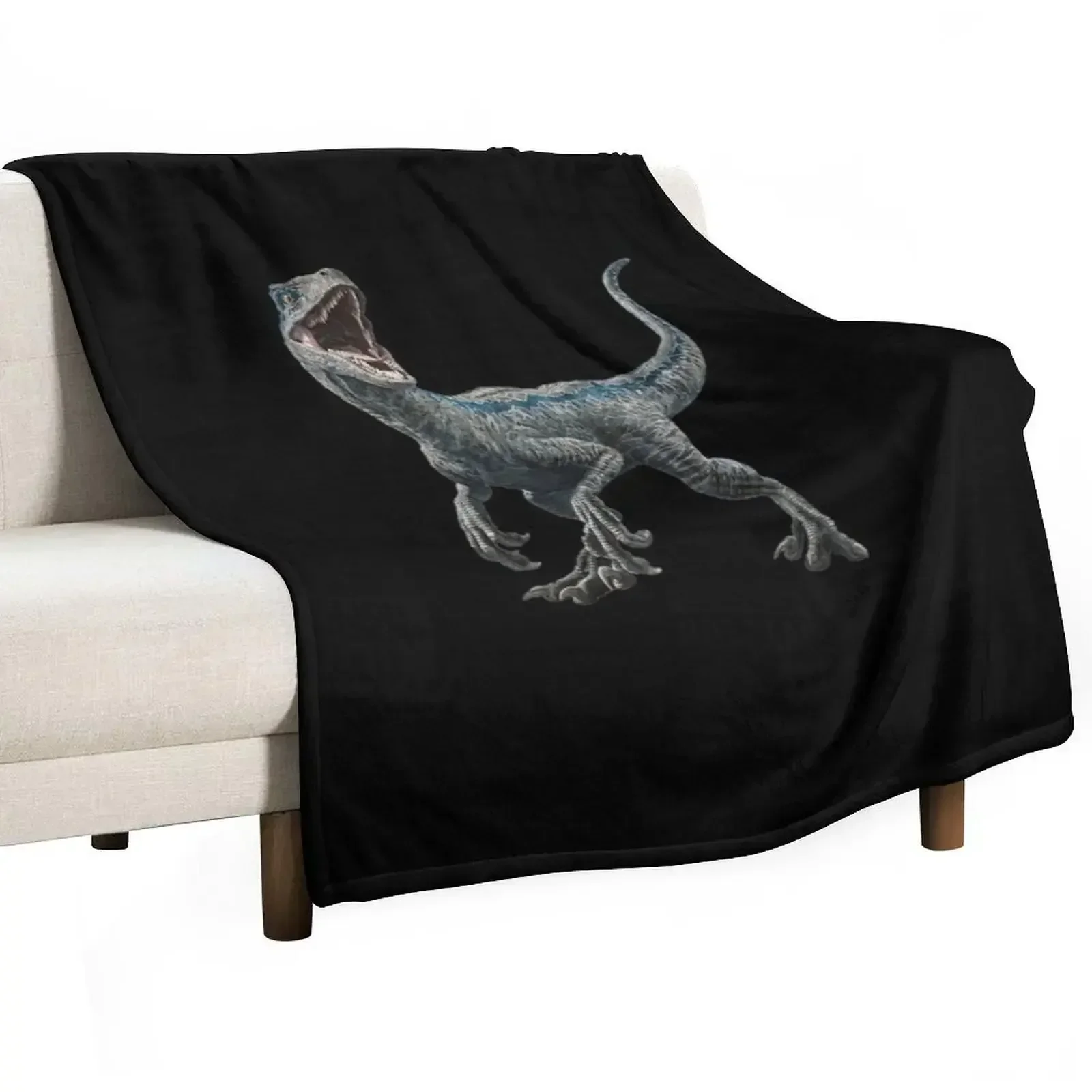 

Velociraptor dinosaur Throw Blanket Designers Loose halloween Blankets