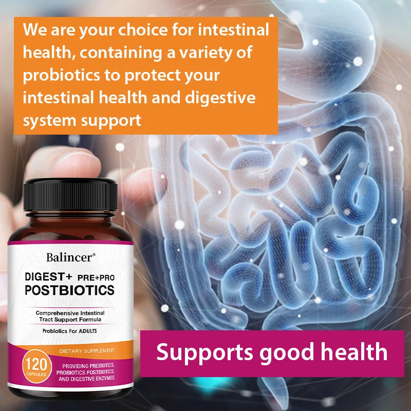 مكمل غذائي Digest + Pre + Probiotics، دعم المسار المعوي الشامل، دعم الجهاز المناعي #4