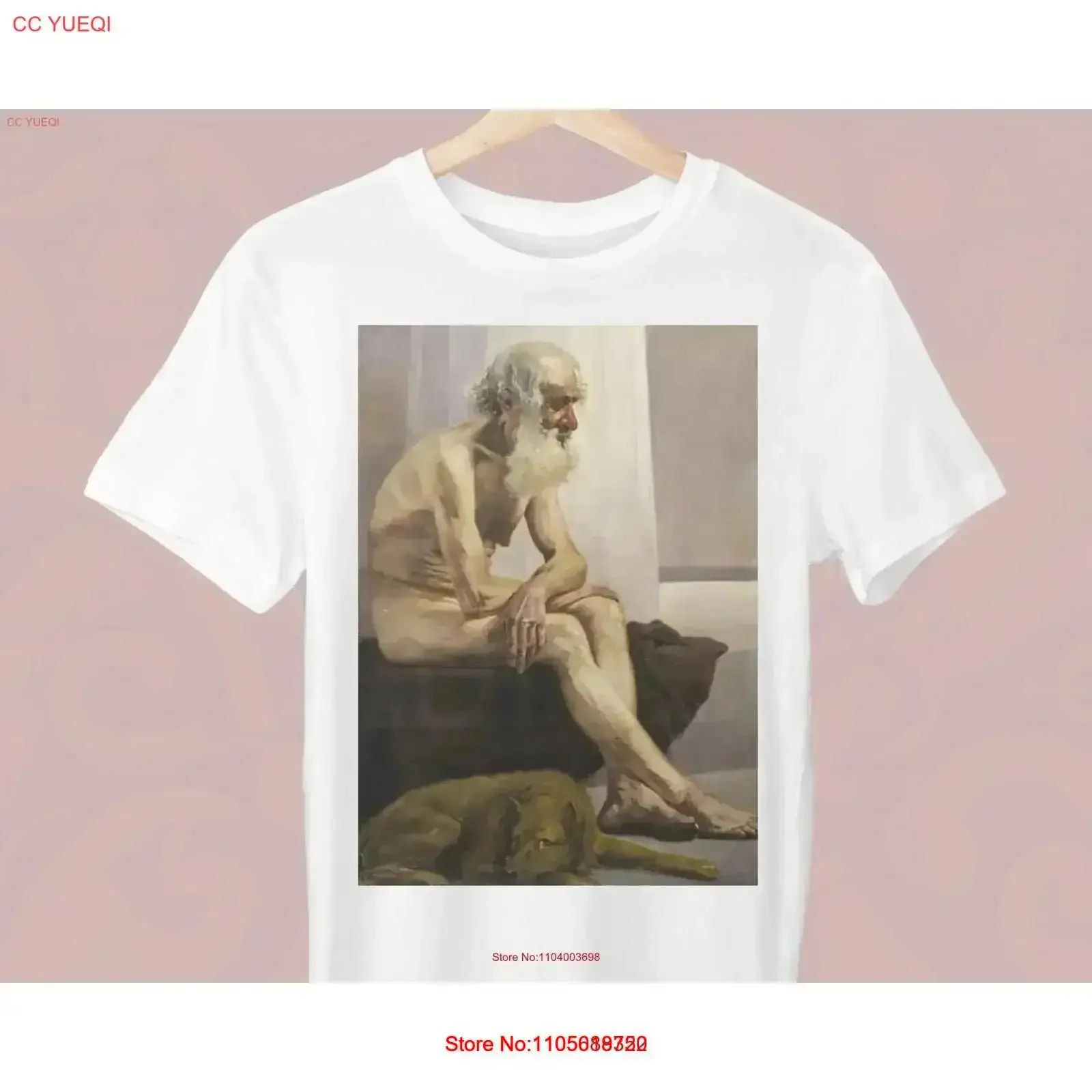Poor old Greek Anatolia Arshak Fetvadjian Man Grandpa T Shirt Lover vintage Washed Top For Everyday Wear Comfortable fashion