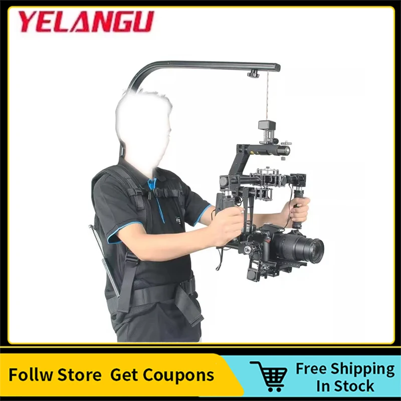 

YELANGU Максимальная нагрузка 18 кг Easy Bear Rig Видеопленочные камеры Профессиональный стабилизатор подвеса для DSLR и 3-осевой стабилизатор подвеса