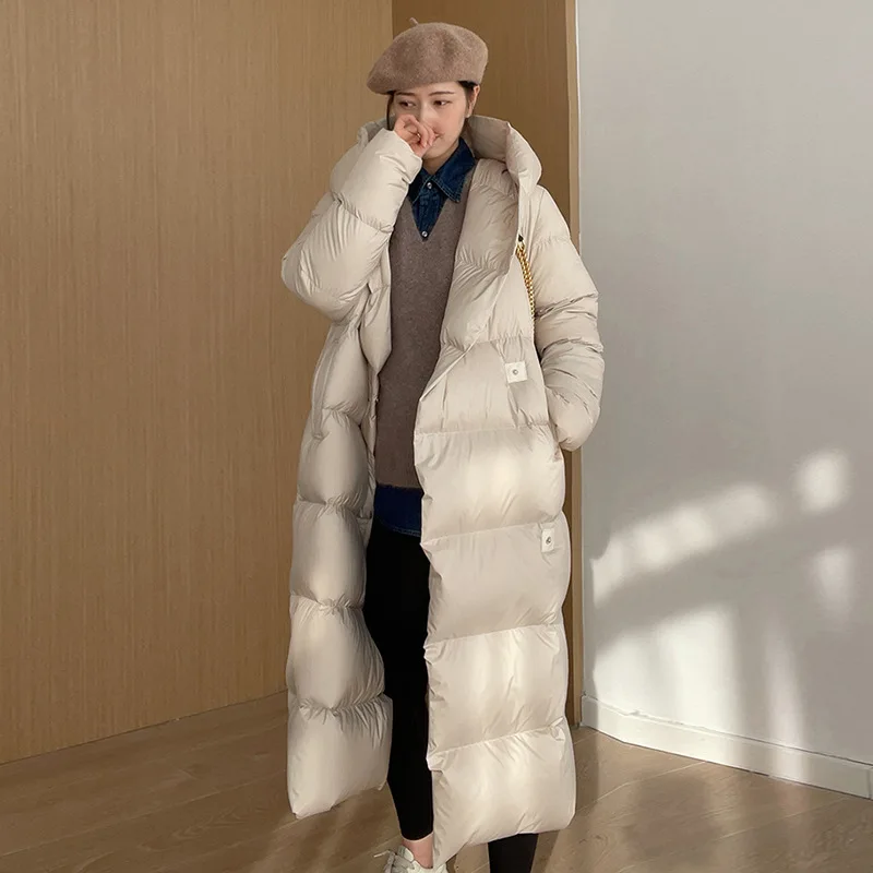 2026 Winter New Down Jacket Women's Jacket Loose Hooded Warm Windproof Down Jacket