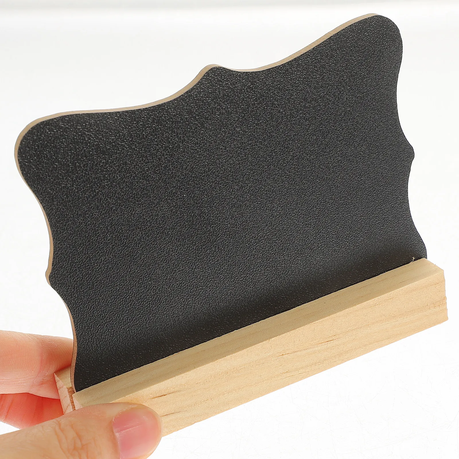 5Pcs Wooden Double-Sided Mini Chalkboard Sign Small Rectangle Blackboard for Party Table Decoration Sweets Table Accessories