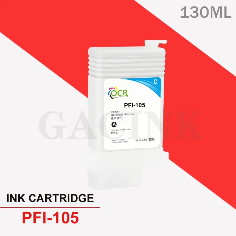 PFI 105 Refillable Ink Cartridge For PFI-105 PFI105 With ARC Chip For Canon imagePROGRAF iPF6300 iPF6300S iPF6350 iPF6350S