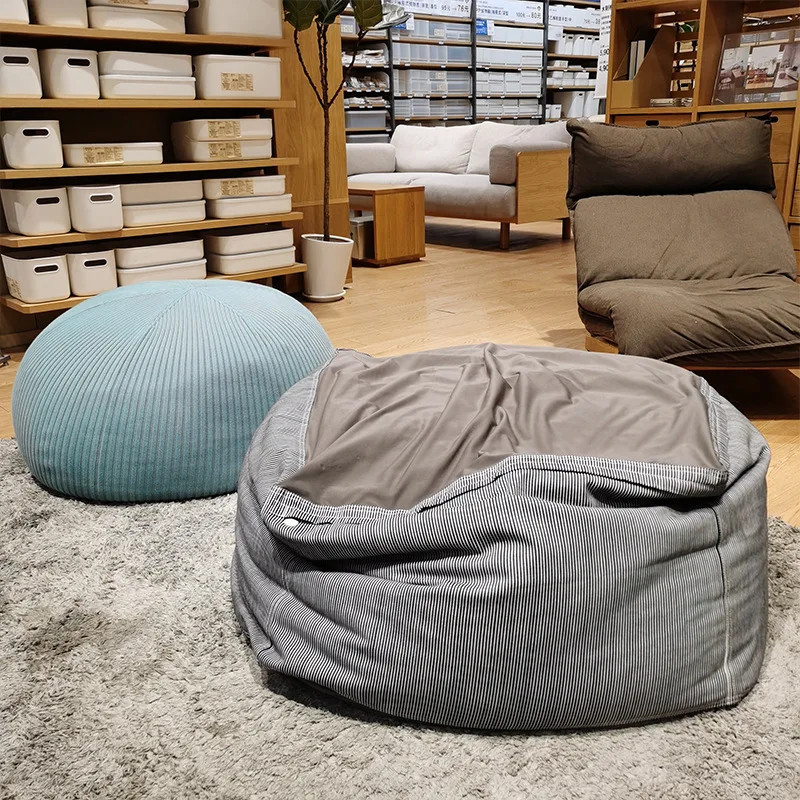 Couch Cushion Cover Cushion Pillow Cover Home Decor Bean Bag Sofa Tatami Lazyman Sofa Washable Can Be Used with Bean Bags