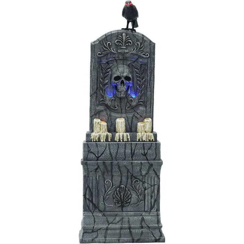 

Активация движения 3,4 фута. Высокий старый кладбищенский надгробие, опора для отпугивания на батарейках с жуткими звуковыми эффектами a