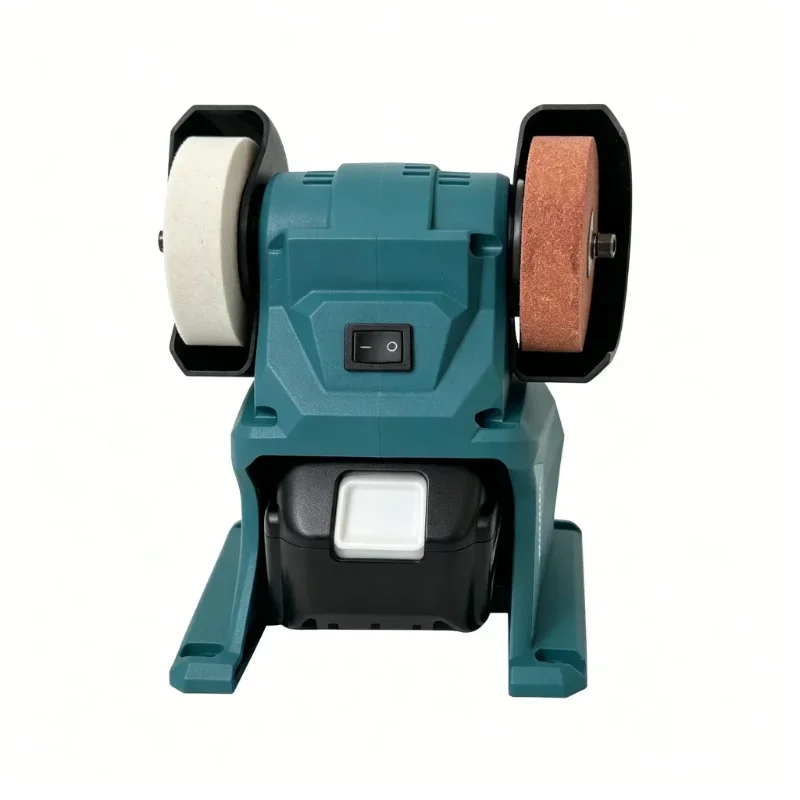 Bench Grinder, Dual Grinding Wheels for Metal Stone Polishing Knife Drill Bit Sharpening Household Workshop Grinding Machin