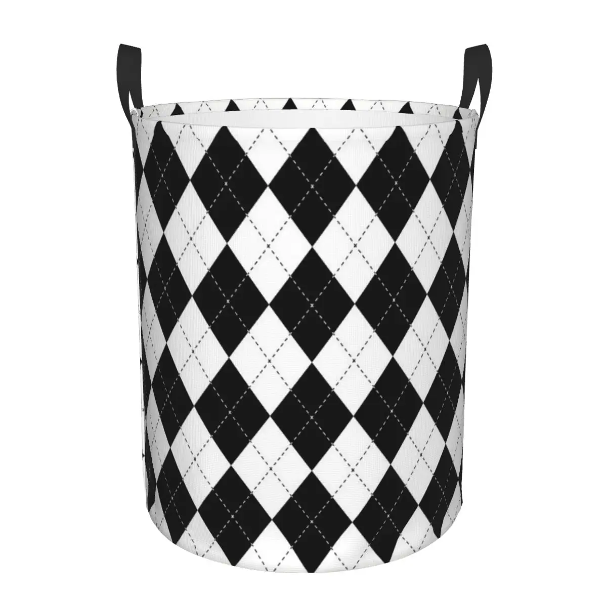 

Ромбовидные корзины для грязного белья с геометрическим узором, складные большие водонепроницаемые корзины для хранения одежды для дома, детей