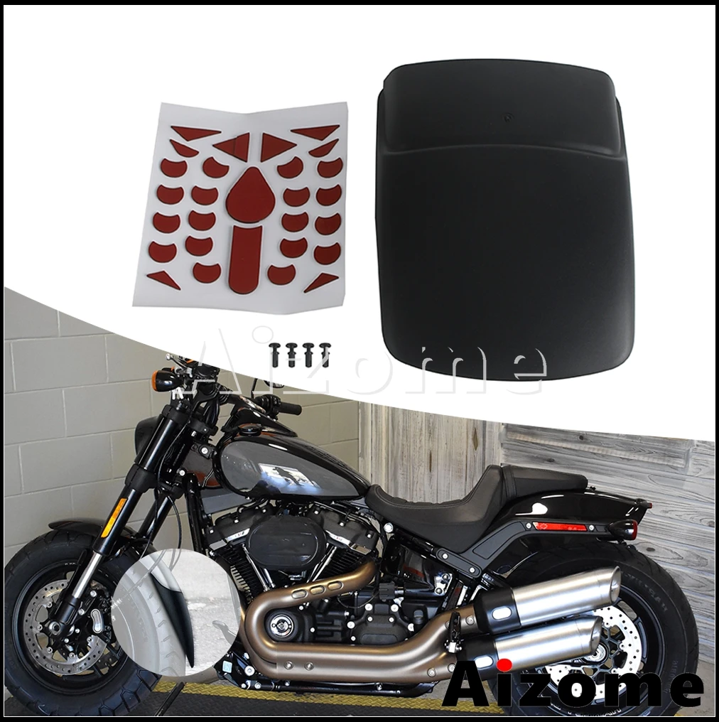 Motorcycle Accessories Mudguard Front Wheel Fender Extension Protector Cover For Harley Fat Bob 117 114 2018 2019 2020 2021-2023