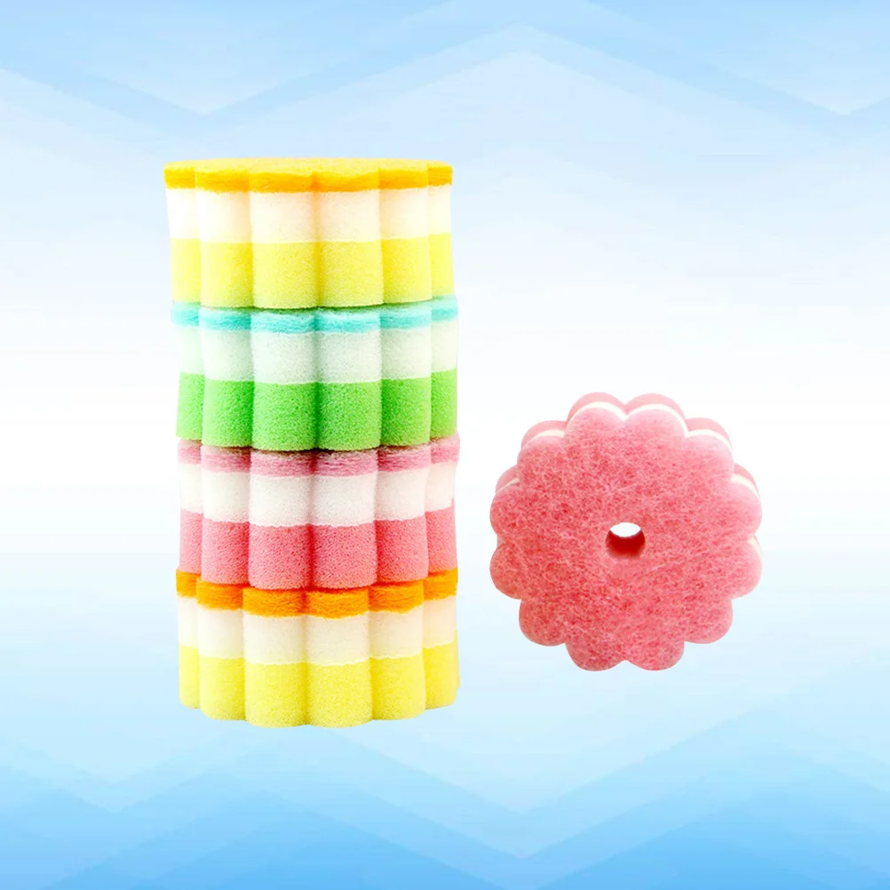 

10pcs Scrubber Premium Resilient Bacteria-Resistant Heavy-Duty Cleaning Kitchen Dish Cup Bowl Sponge Fast Foaming