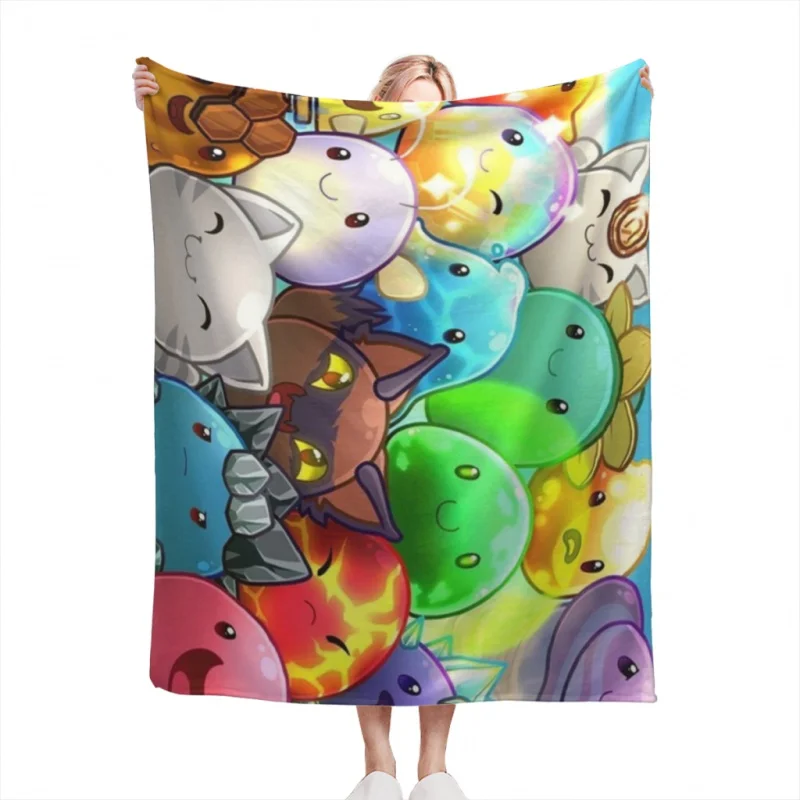 Slime rancher Throw Blankets Airplane Travel Decoration Soft Warm Bedspread