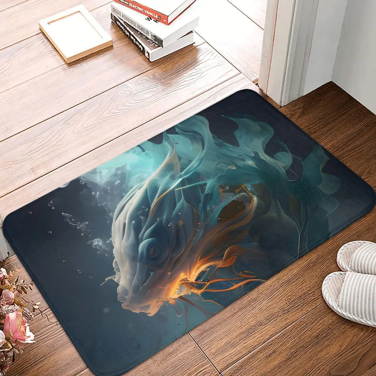 Fantasy Avatar Of Nature Translucent Doormat Anti-skid Super Absorbent Bathroom Floor Mats Home Entrance Rugs Carpet Footpad