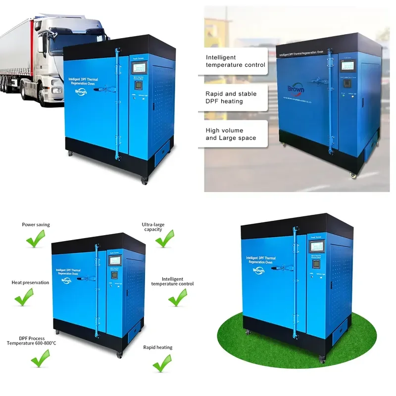 For Motor Vehicle Exhaust System SCR DPF DOC Clean Regeneration DPF Hot Oven Operating at 600-800 Degrees Celsius
