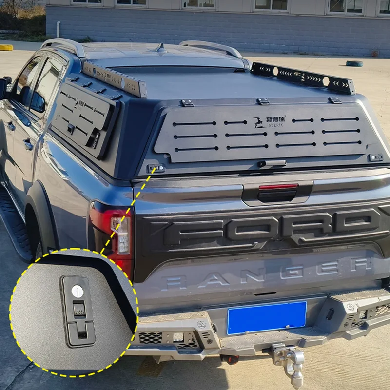 

Dream Garage Hot Sale Customized Truck Cover Fully Enclosed Pickup Truck Topper Aluminum Canopy For F150 Hilux Dod