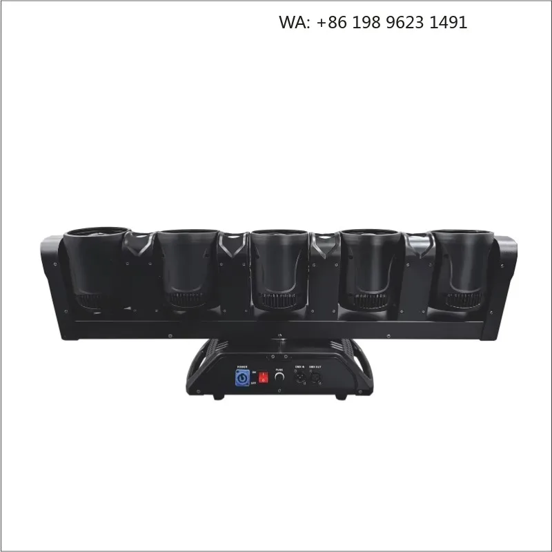 5X80W Golden Finger Stage Beam Light High Brightness Rotatable Lamp for Ballroom Dance Hall Stage Performance view 4