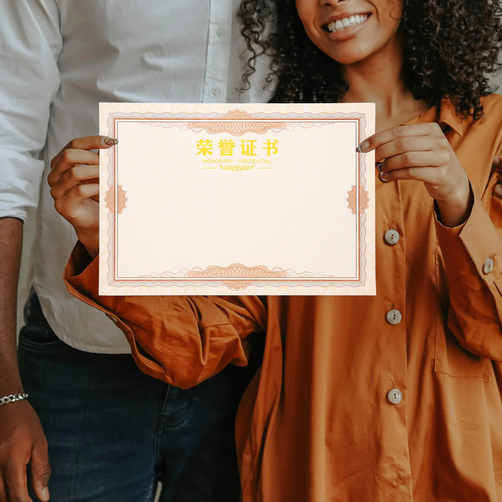 50 Stück leeres Zertifikatspapier für Auszeichnungen, Abschluss, Ehre, Diplom-Papier, Schule, Anerkennung, leere Zertifikate