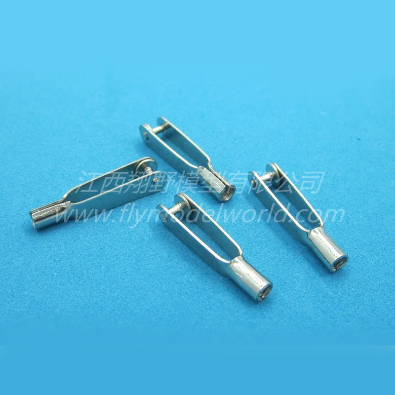 100Pcs Model Aircraft Accessories M2 M3 Iron Collet Servo Metal Tie Rod Collet Fixed Wing Steel Wire Push Model Aircraft Ball Ti
