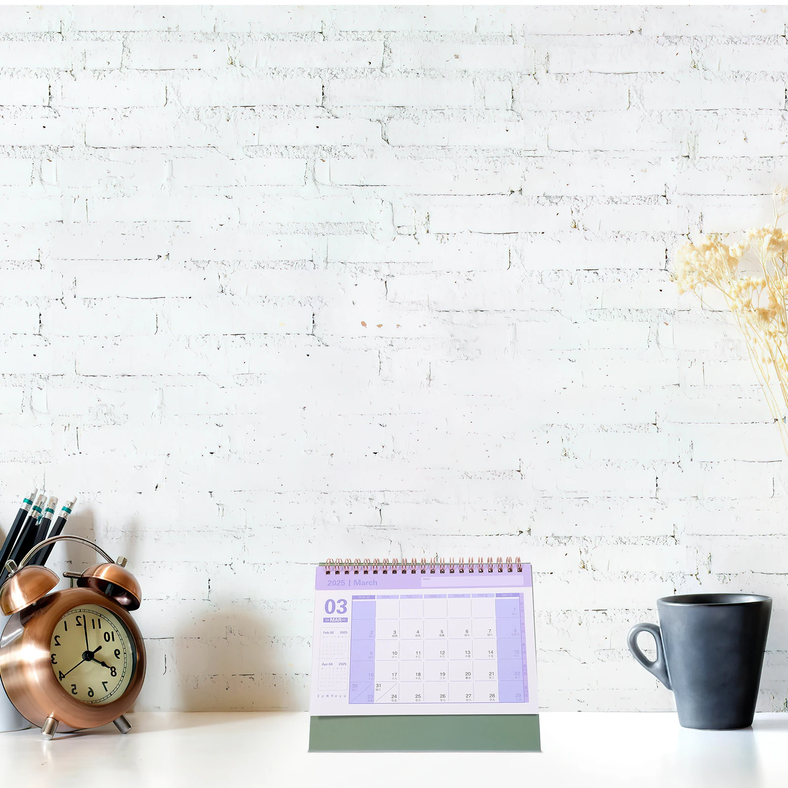 

Mini Desk 2024-2025 Snake Feng Shui Standing Flip Planner Lunar Year For Office Home Decor Desktop Small Academic Business