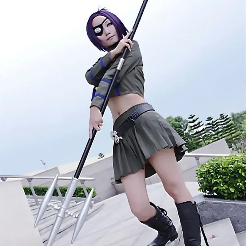 MN1 أنيمي هيتمان تولد من جديد كورومو دوكورو تأثيري كوكويو زي شعر مستعار كروم دوكورو زي مدرسي حفلة الهالوين البدلة 8/yG