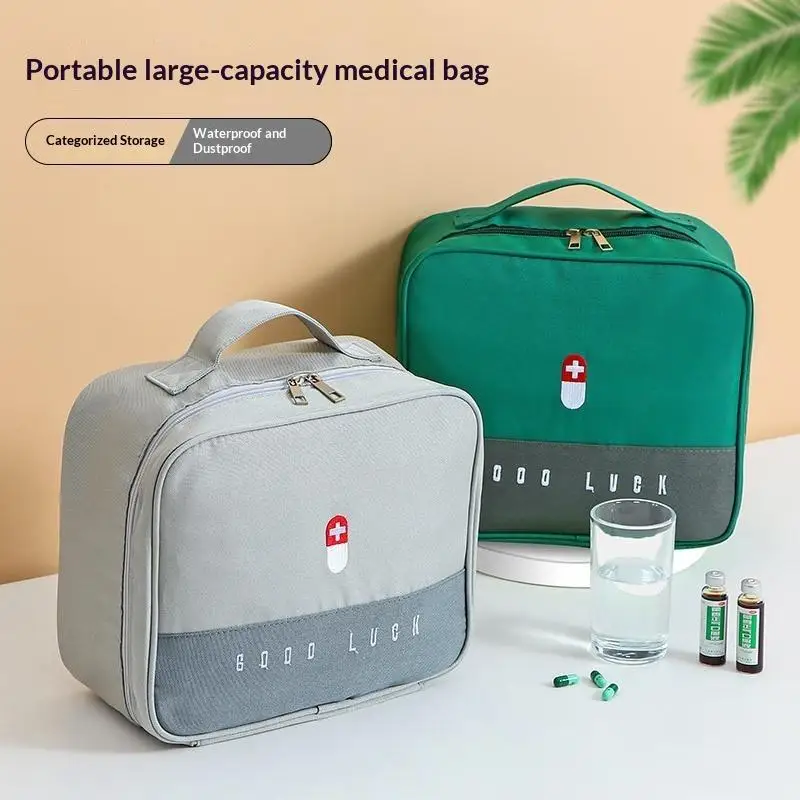 Convenient To Carry  Bag Household Emergency Supplies Reserve Outdoor Car Mounted Medicine Kits Large Capacity Stora