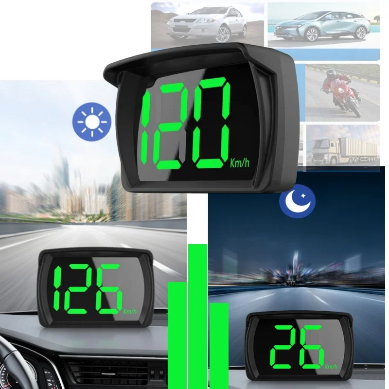 

Универсальный Y03 автомобильный GPS HUD проекционный дисплей цифровой спидометр проектор км/ч авто электронный большой шрифт измеритель скорости дисплей