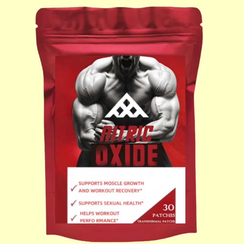 30 Patches Nitric Oxide Booster Transdermal Patches, Performance Formula for Stamina & Endurance