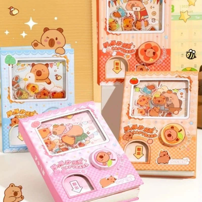 

Back To School Notebook Multi-pocket Cartoon Twist Fun Twist Egg Mechanism 64K Note Book School Supplies Stationery Agenda