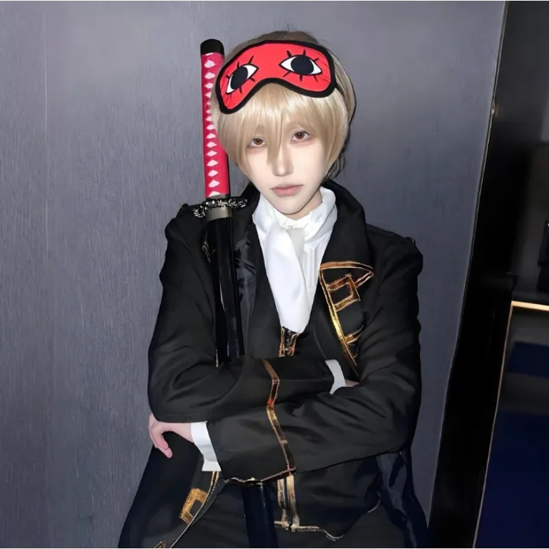 애니메이션 긴타마 신세기무 ‌   코스프레 Hijikata Toshirou Okita Sougo Kondou Isao 의상 작업복 세트 카니발 파티 의상 나