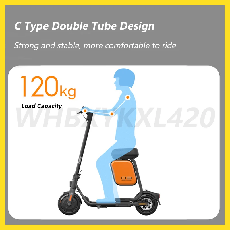 Original Seat for Ninebot F20 F25 F30 F40 Shock-absorbing  Modification Accessories Electric Scooter Multifunctional