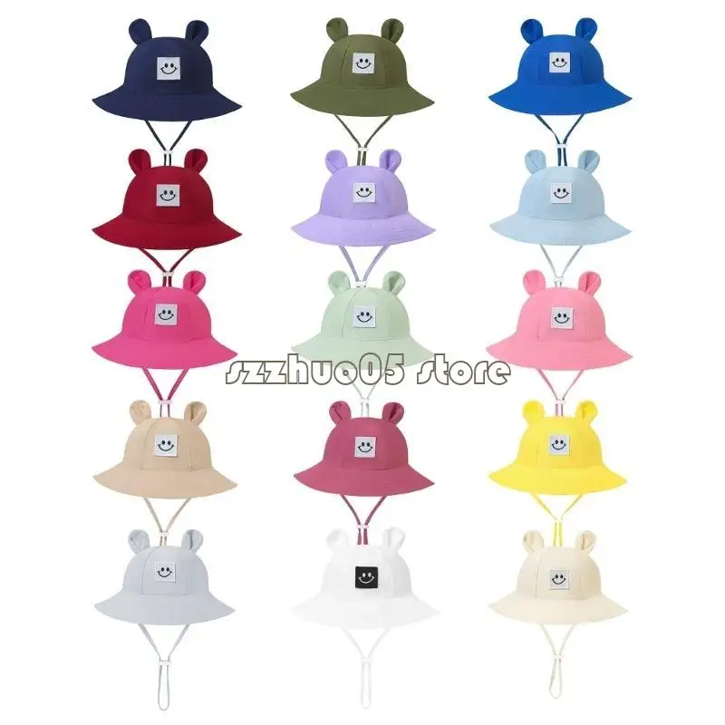 

M3GE Newborn Unisex Cotton Sunhat Comfortable Hat Offering Comfort Styles for Outdoors
