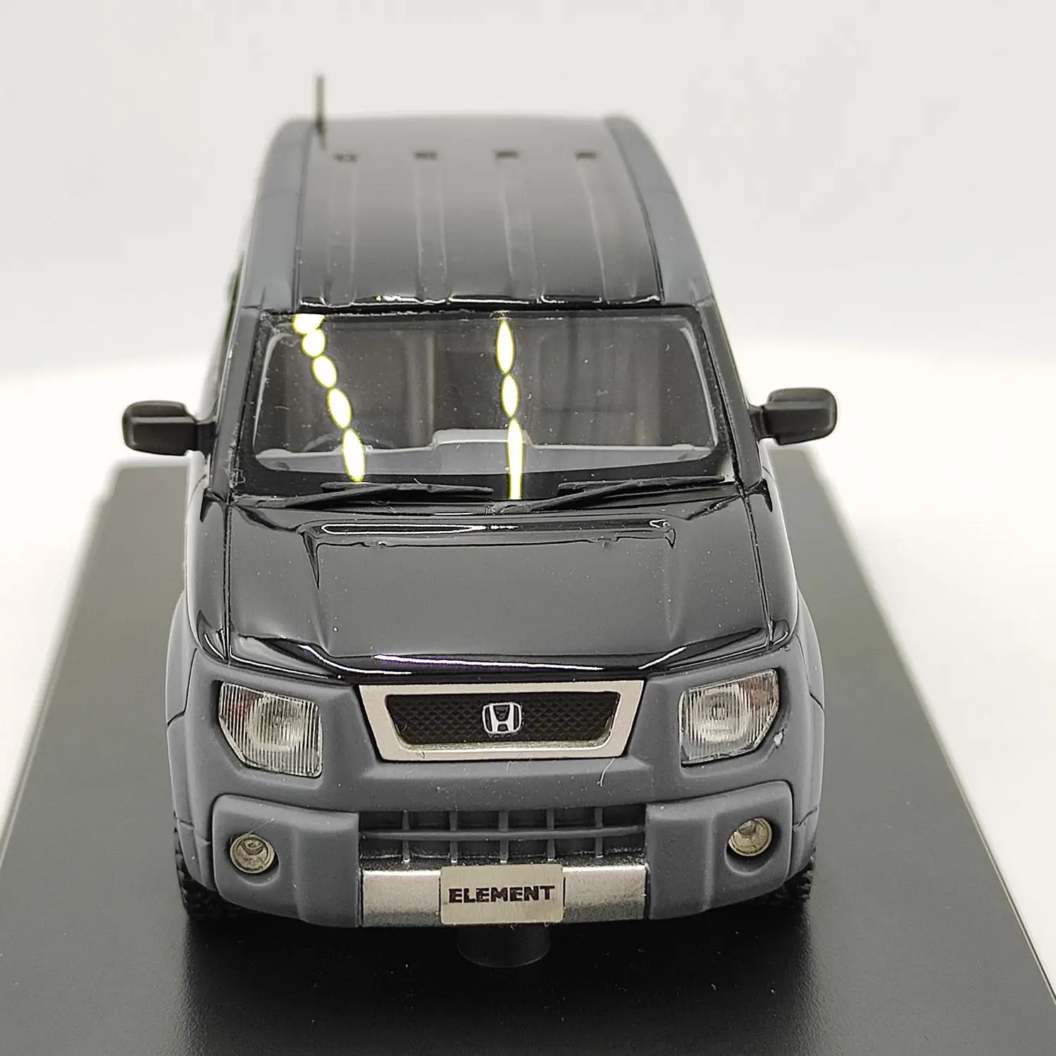Modèle de voiture en résine Honda à l'échelle 1:43, modèle de voiture noir et gris