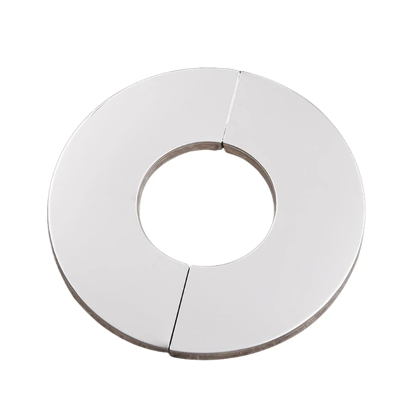 Roestvrij Staal Split Ronde Rozet Plaat Muur Split Flens Voor 24/28/35/42/51Mm diameter Pijp Badkamer Accessoires